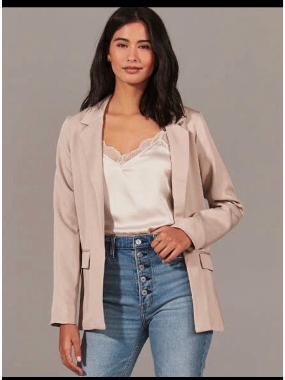 NTWOT Abercrombie & Fitch Drapey Women's Blazer Jacket